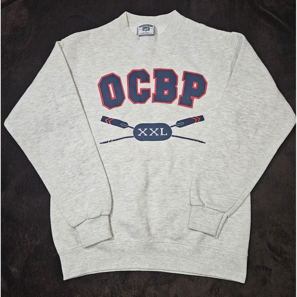 Vintage Lee Ocean City Beach Patrol Crewneck Sweatshirt Men's Size Small